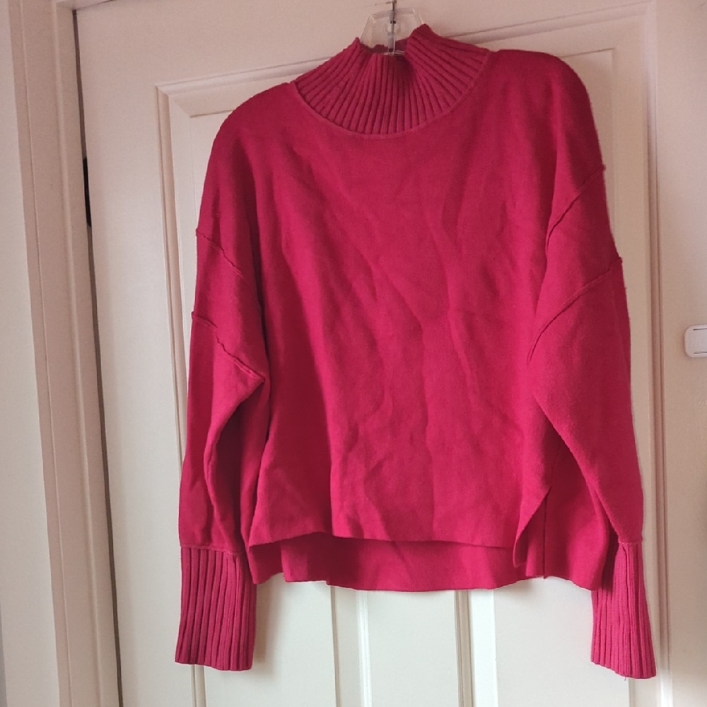 Maeve Bright Pink Oversized Sweater